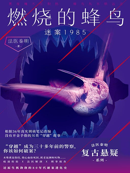 Cover image for 燃烧的蜂鸟：迷案1985